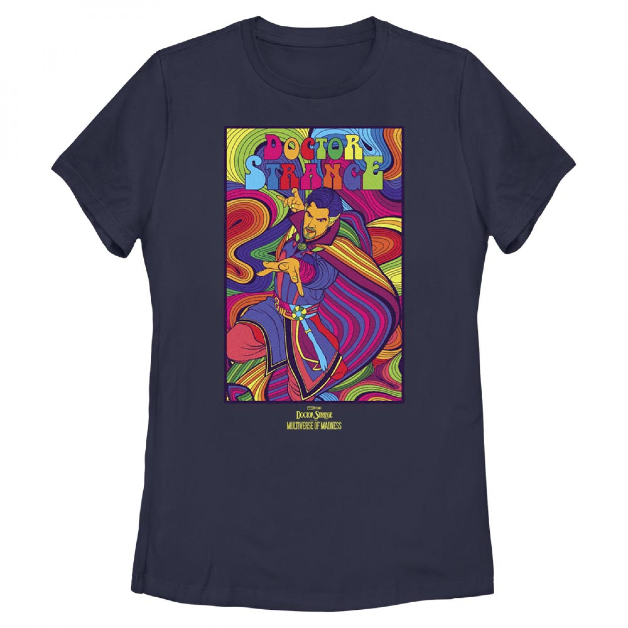 Doctor Strange Psychedelic Swirls Women's T-Shirt