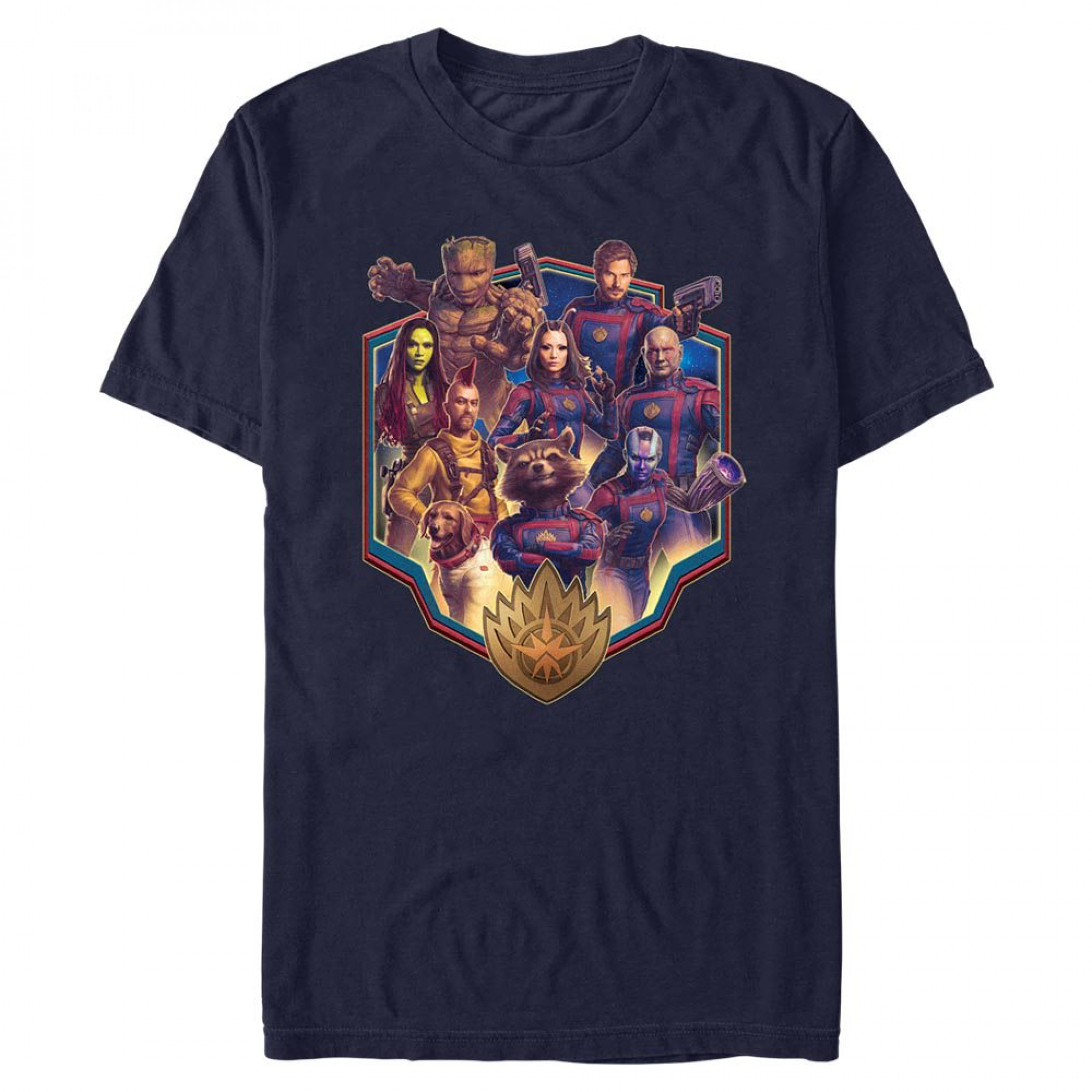 Guardians of The Galaxy Volume 3 Guardians Family Badge T-Shirt