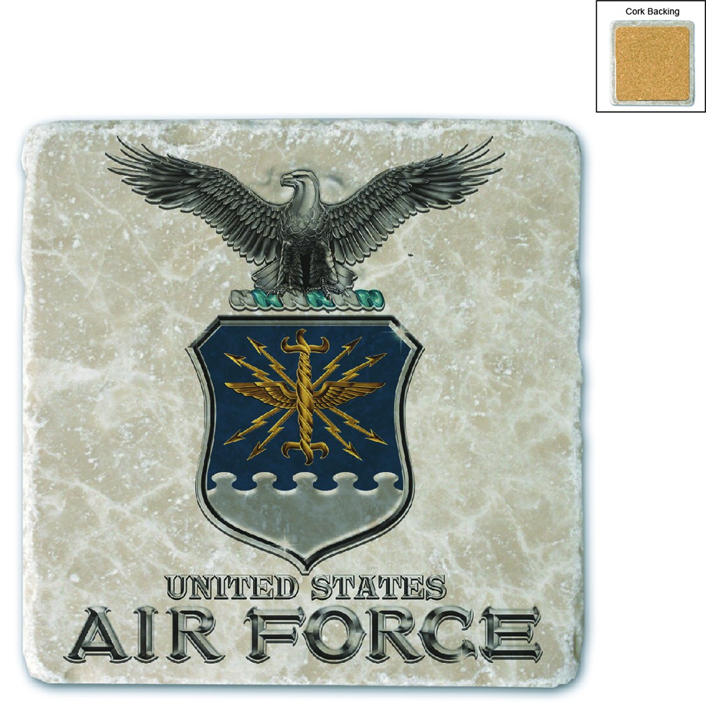 Air Force USAF Missile Stone Coaster