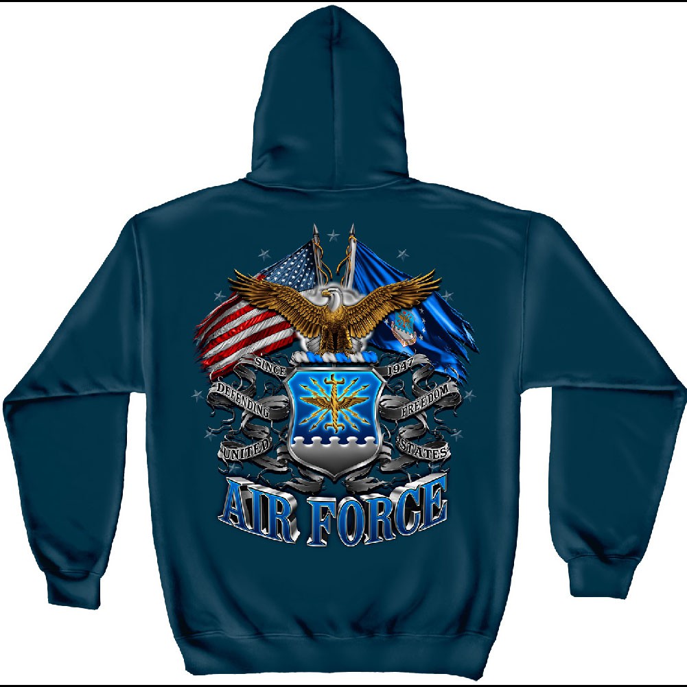 Air Force Double Eagle Blue Hoodie