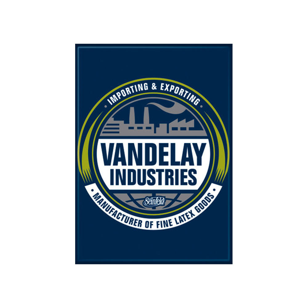 Seinfeld Vandelay Industries Blue Magnet