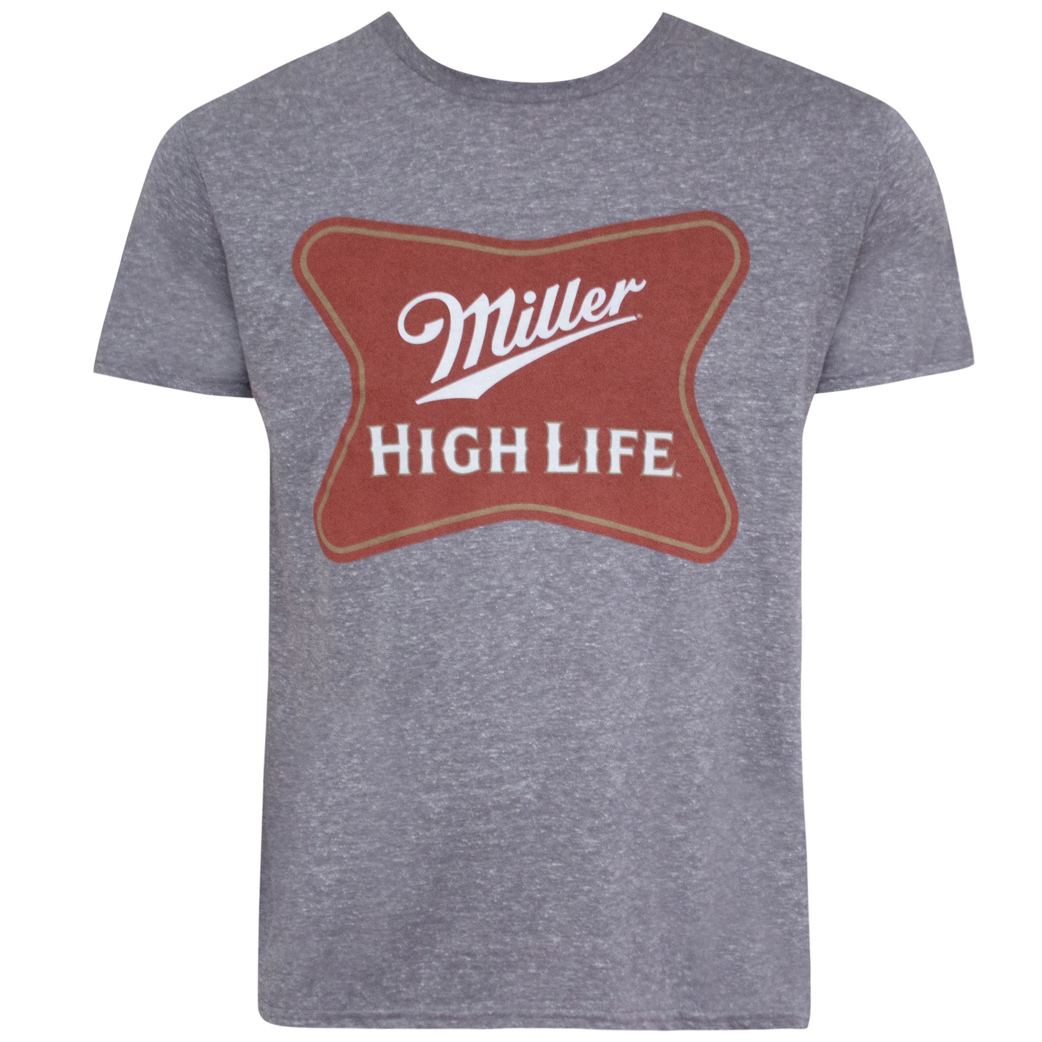 Miller High Life Grey Classic Logo Tee Shirt