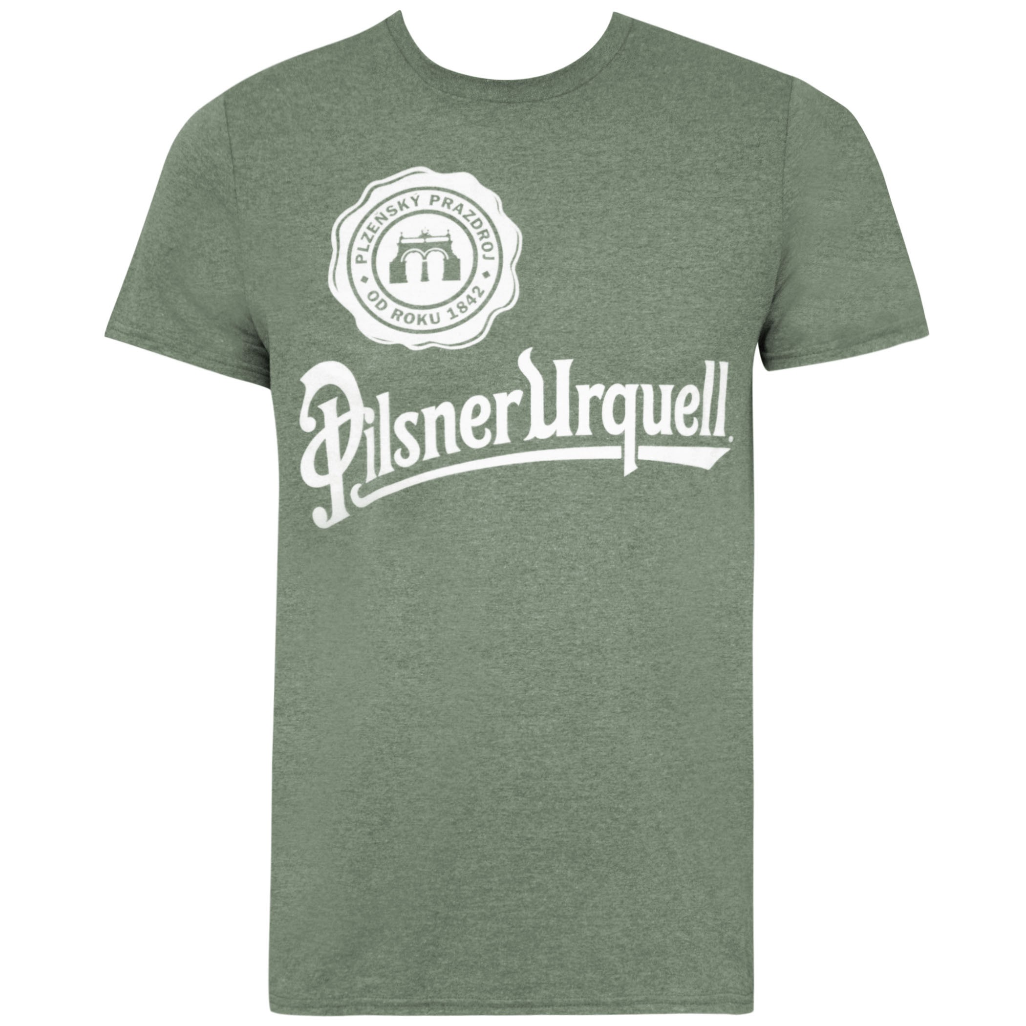 Pilsner Urquell Logo Green Tee Shirt
