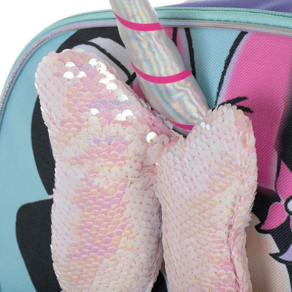 Minnie Mouse 3D Bow And Unicorn Horn Backpack