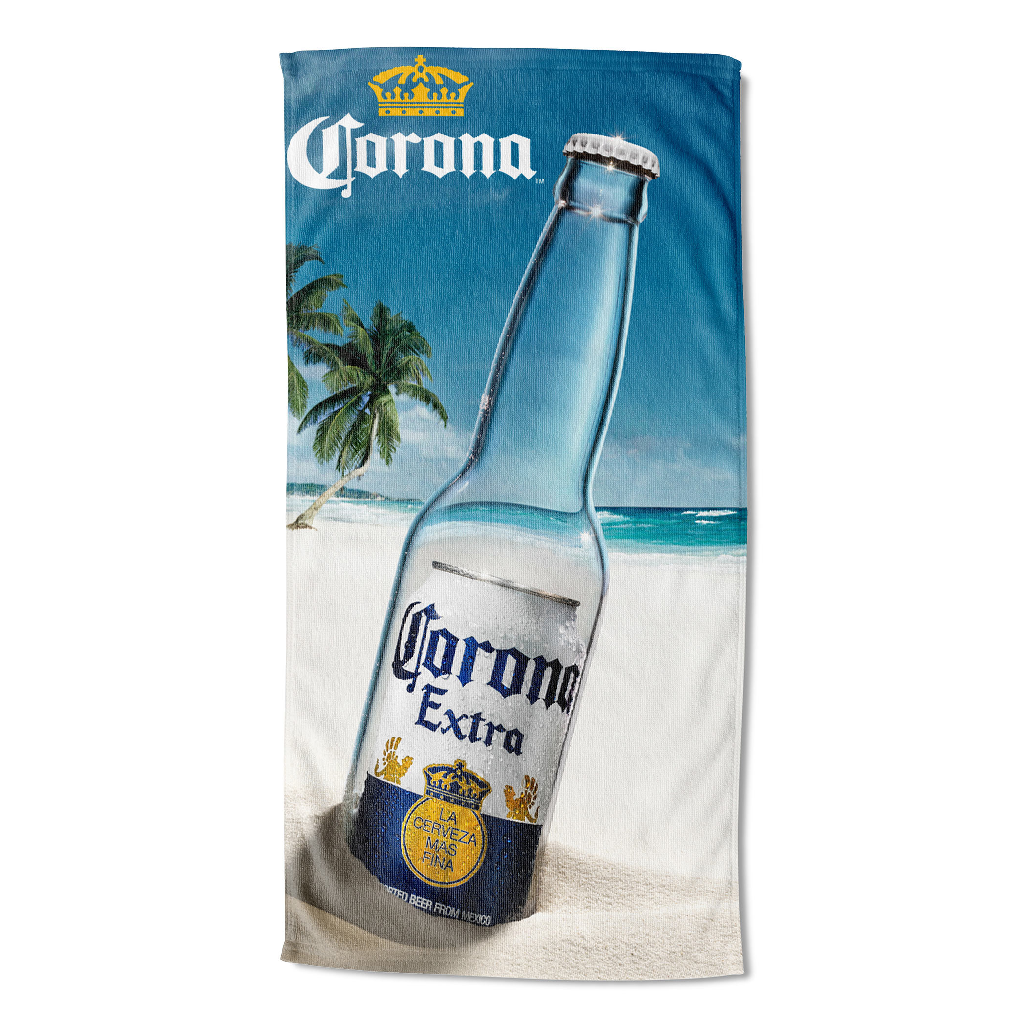 Corona Extra Message In A Bottle Beach Towel
