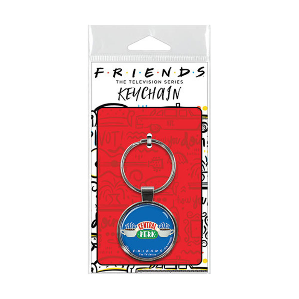 Friends Central Perk Blue Keychain