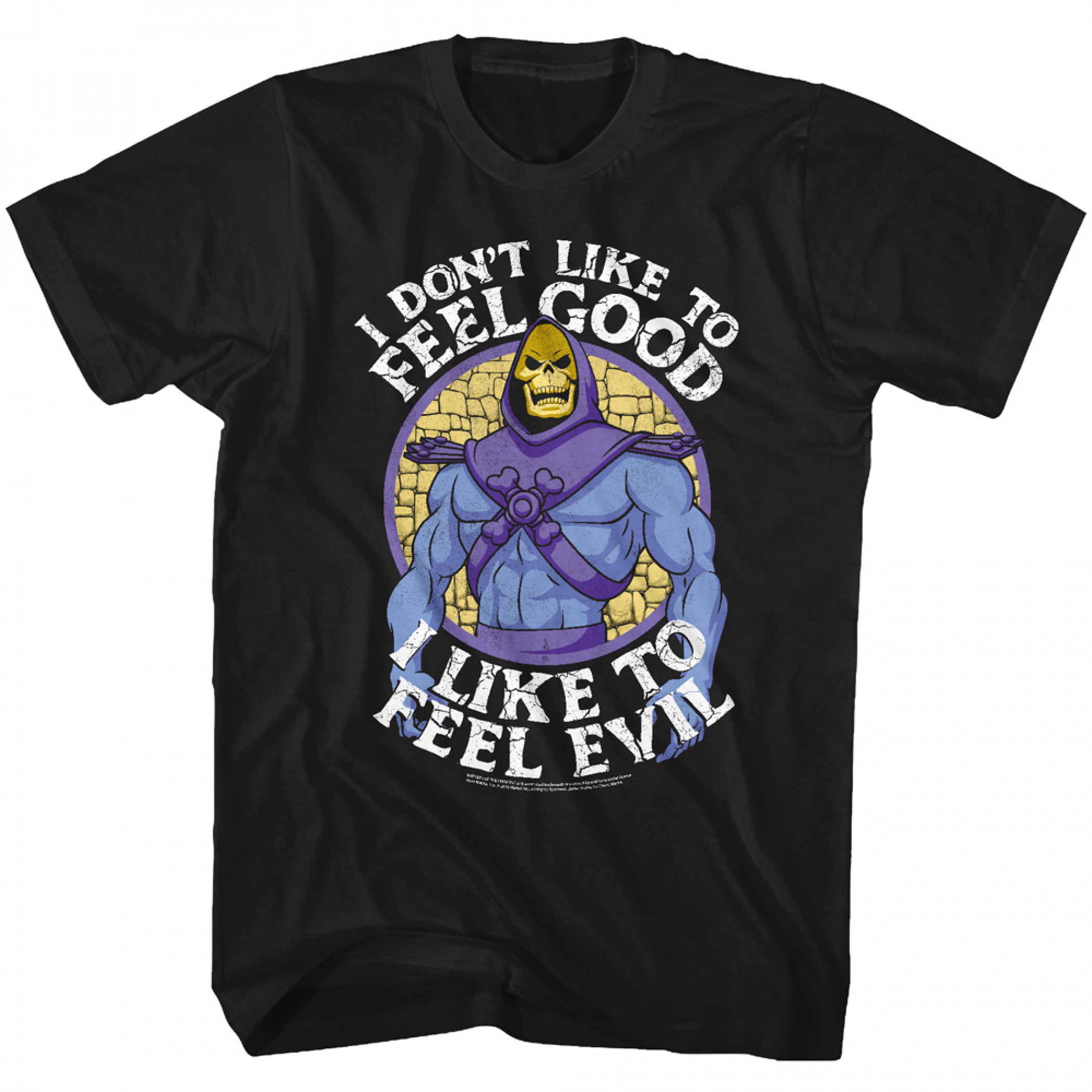 Masters of the Universe Skeletor Feel Evil T-Shirt