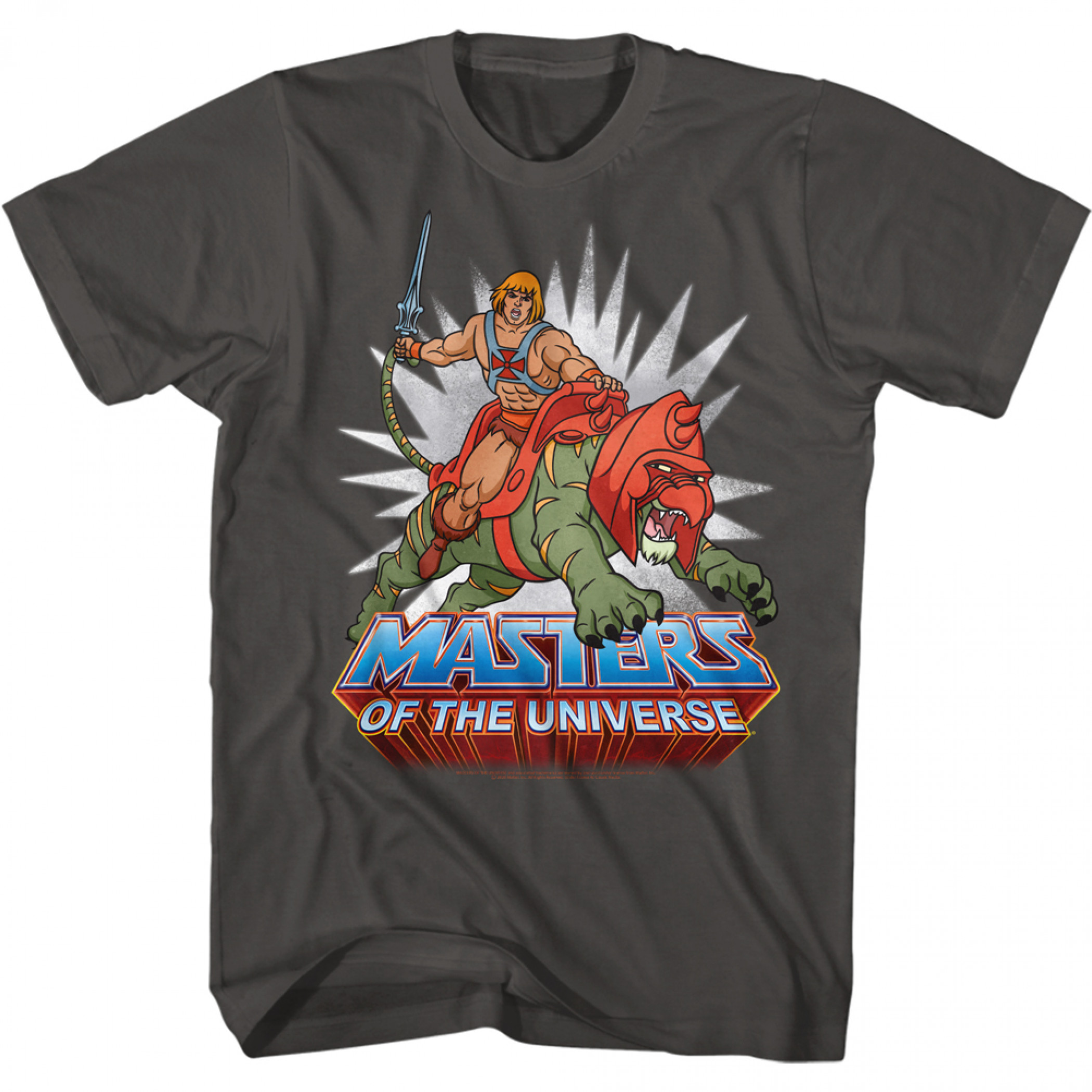 Masters of the Universe He-Man Riding Battle Cat T-Shirt