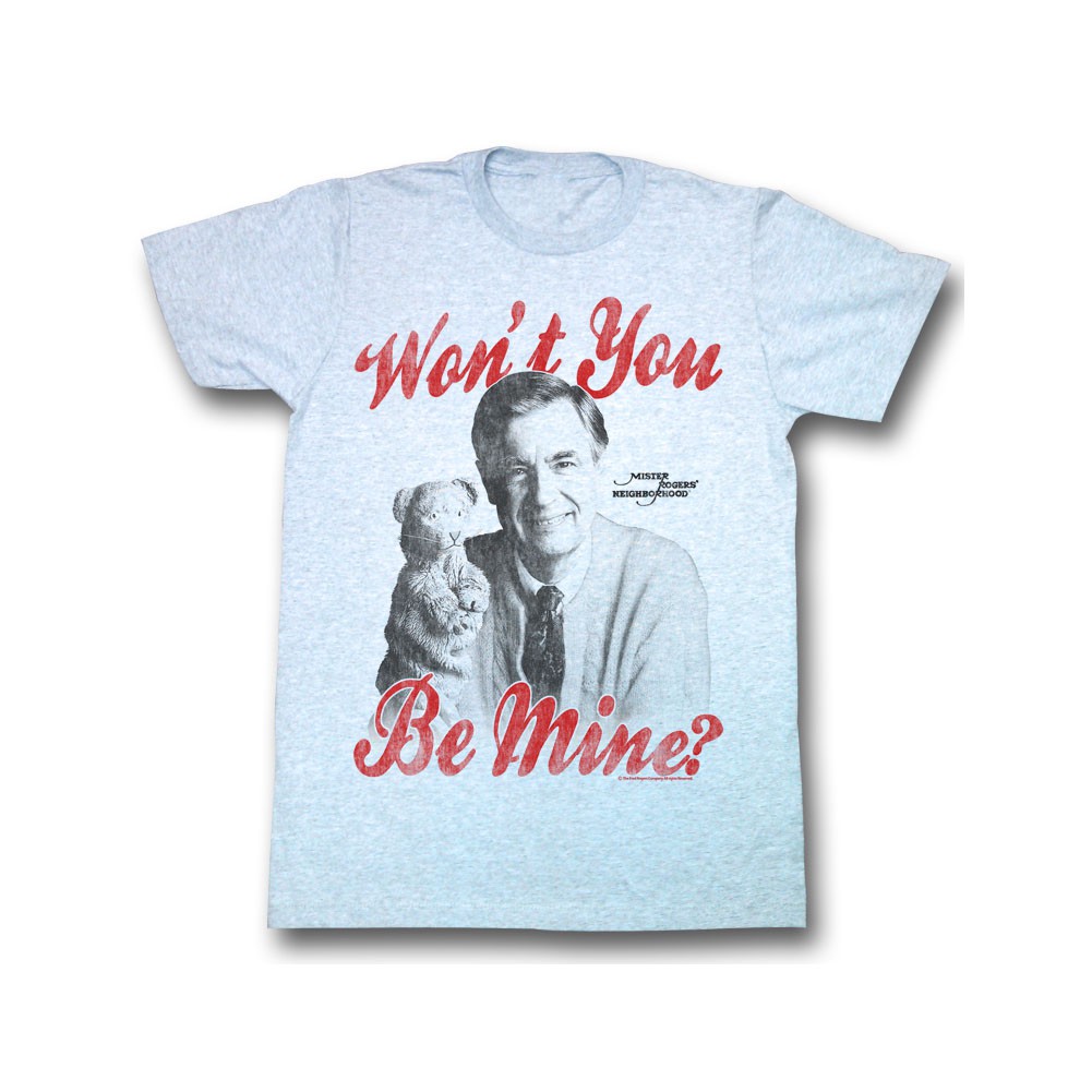 Mister Rogers Be Mine T-Shirt