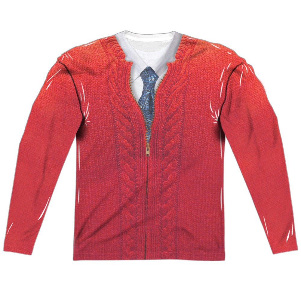 Mister Rogers Sweater Long Sleeve Costume Shirt