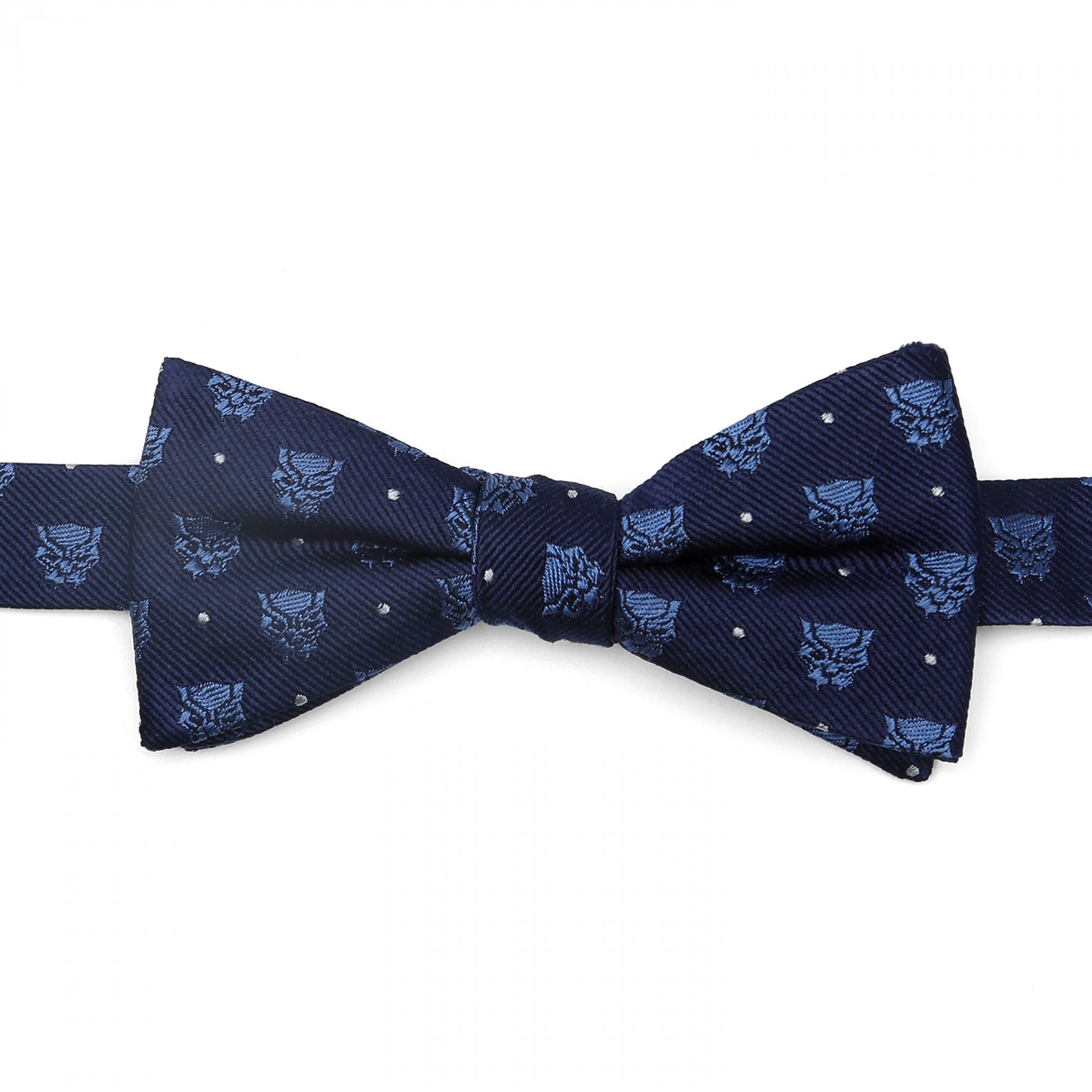 Black Panther Logos Blue Bow Tie
