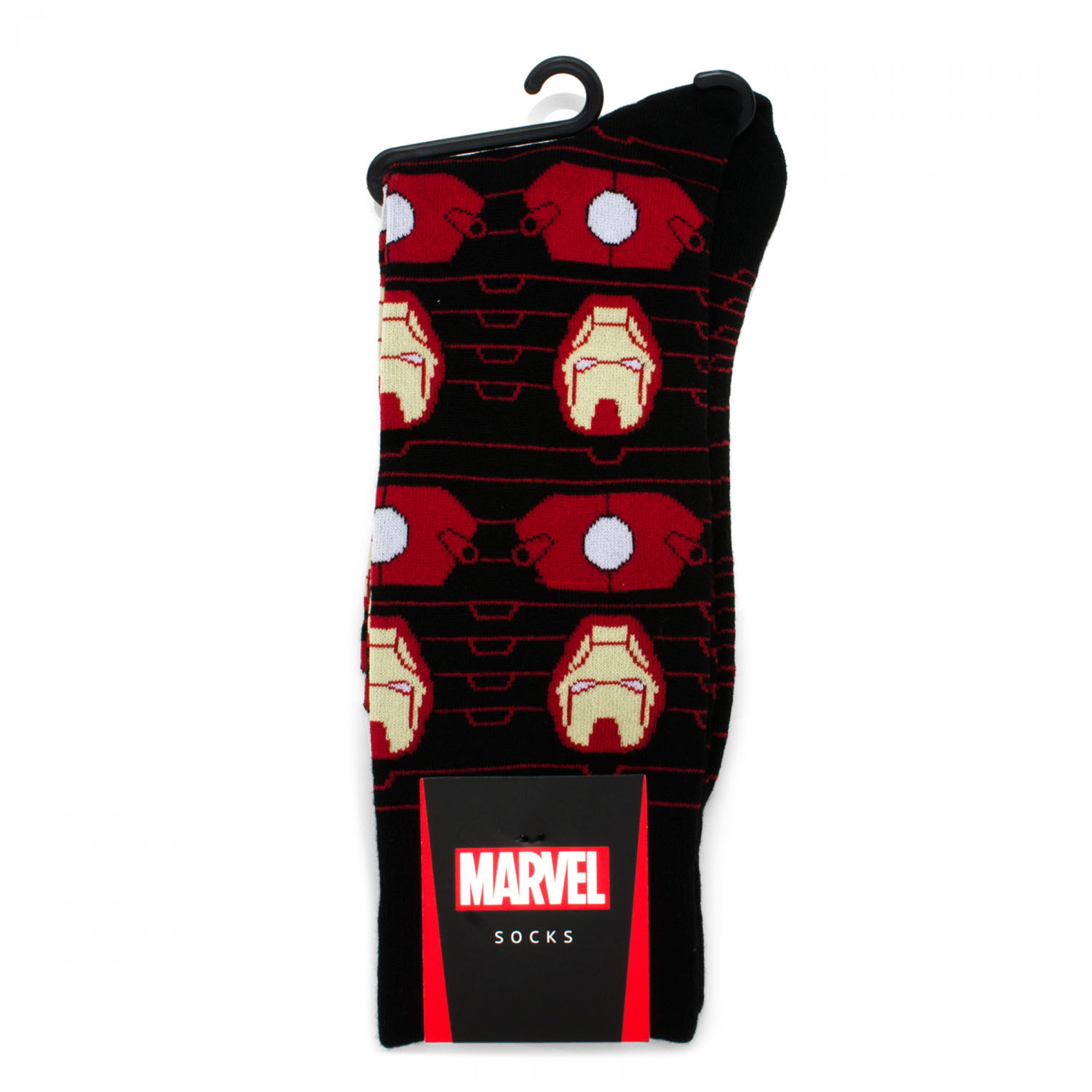 Iron Man Suit Striped Dress Socks