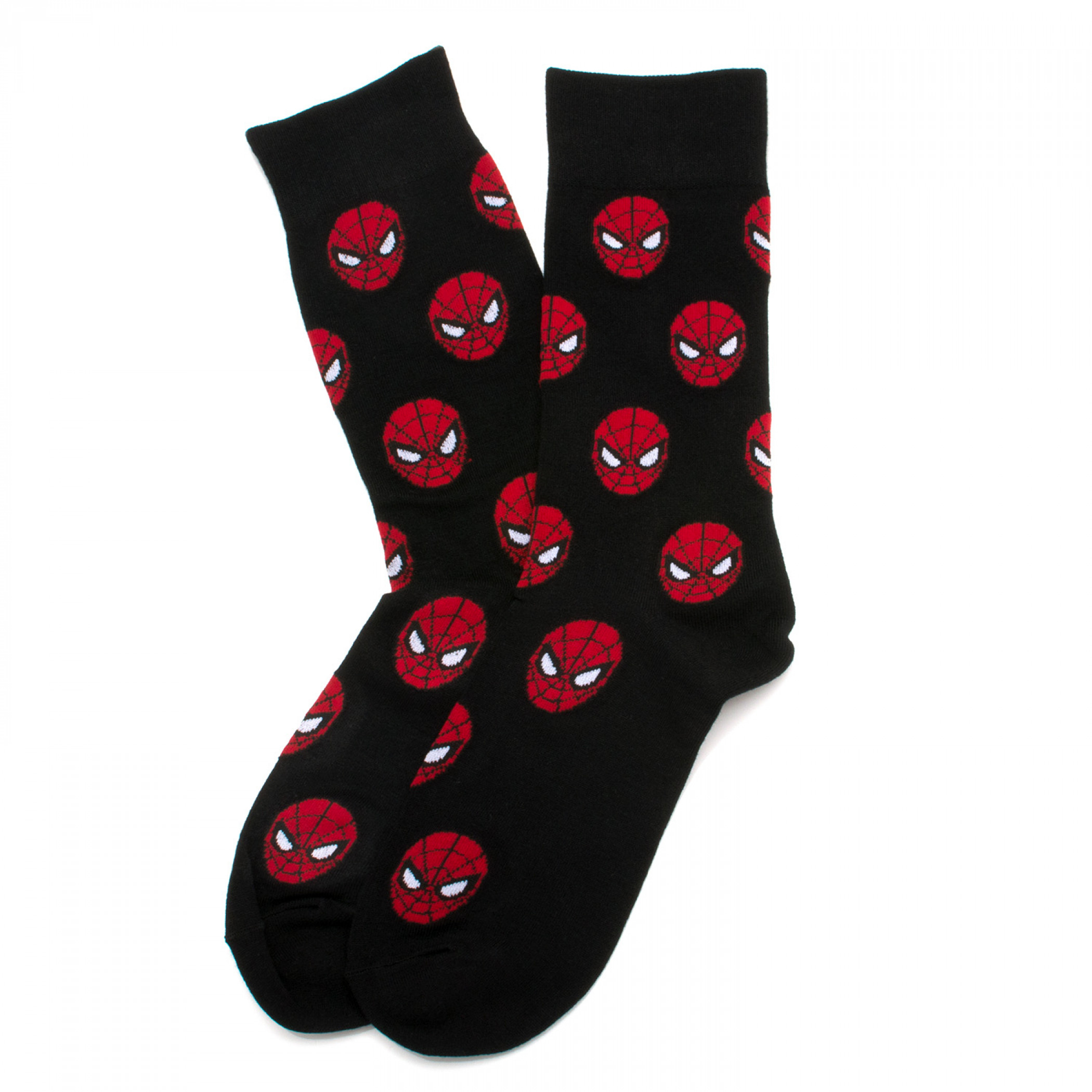 Spider-Man Mask Icons Dress Socks