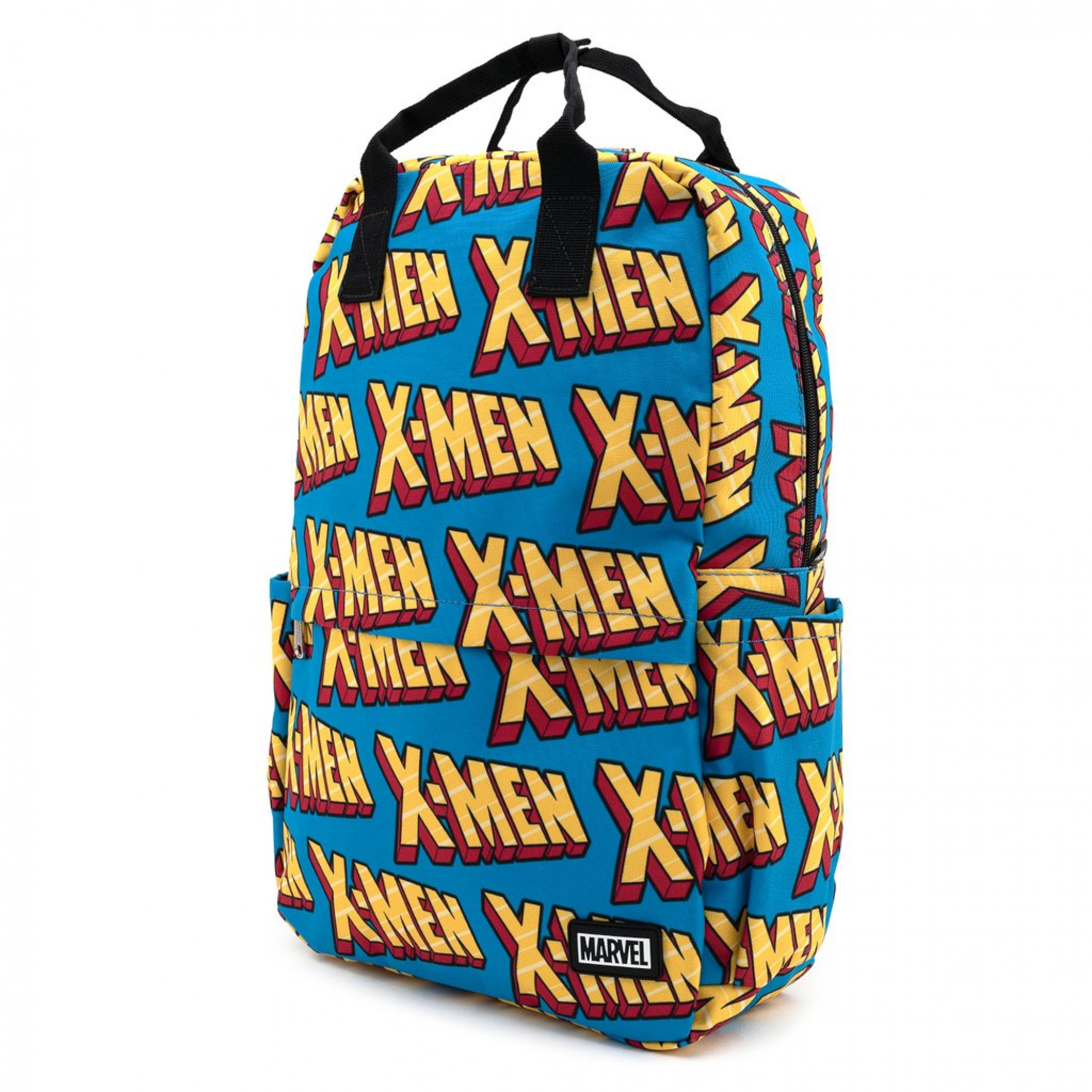 X-Men Logo All Over Print Nylon Backpack by Loungefly