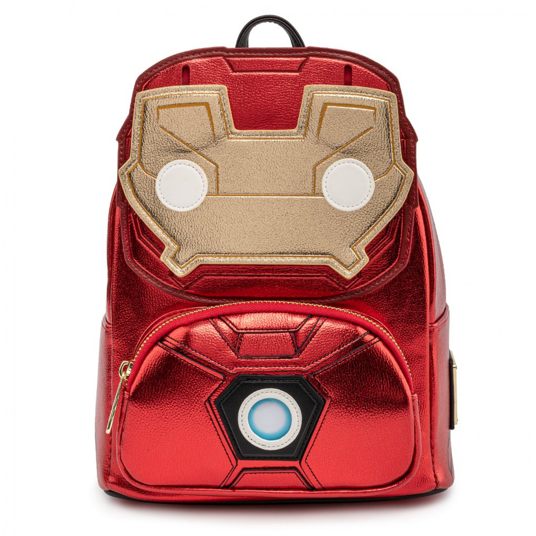 Marvel I Am Iron Man Light-Up Loungefly Mini Backpack