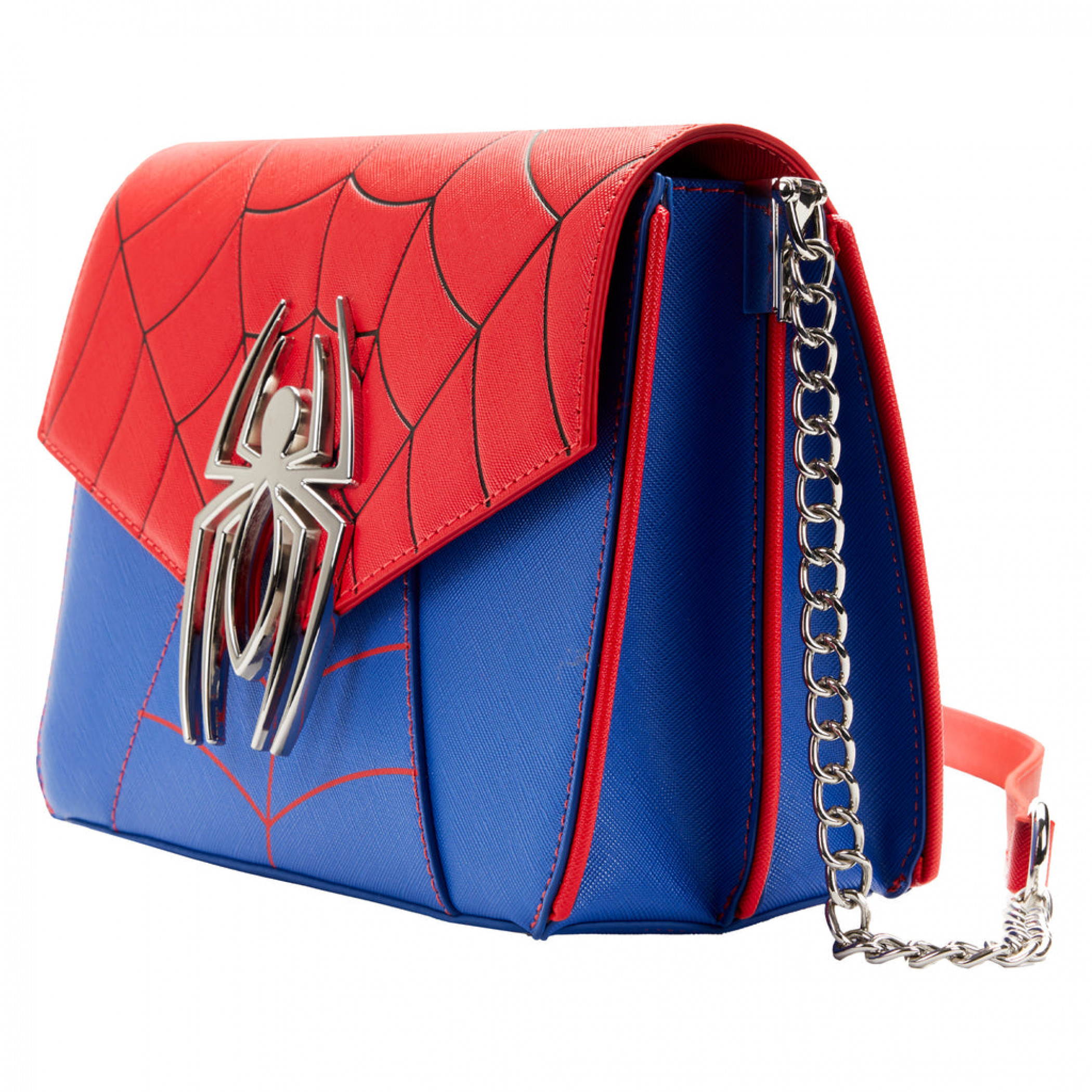 Marvel Comics Spider-Man Symbol Cosplay Loungefly Crossbody Bag