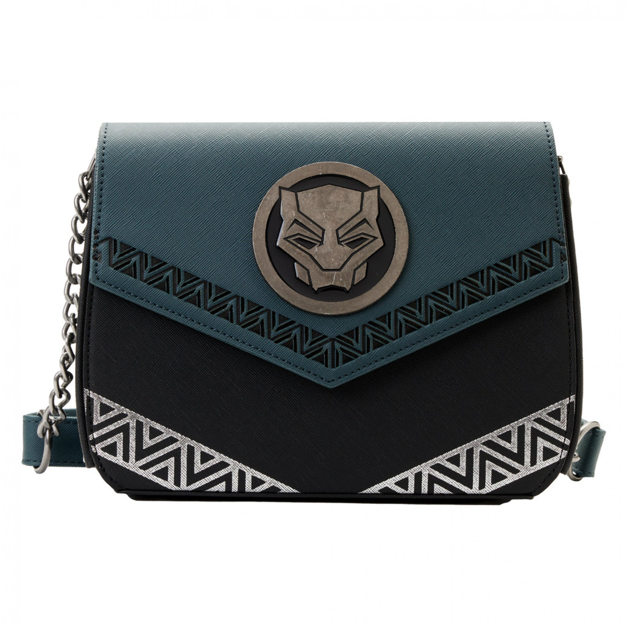Black Panther Wakanda Forever Emblem Crossbody Bag by Loungefly
