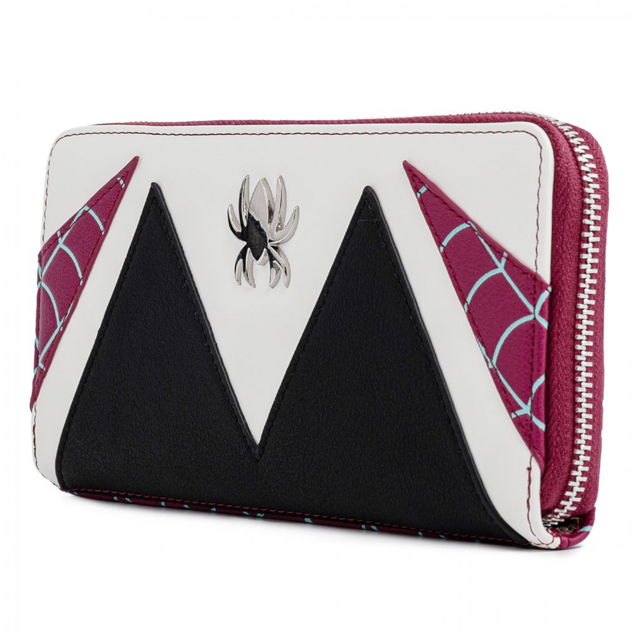 Spider-Gwen Costume Cosplay Zip Around Wallet by Loungefly