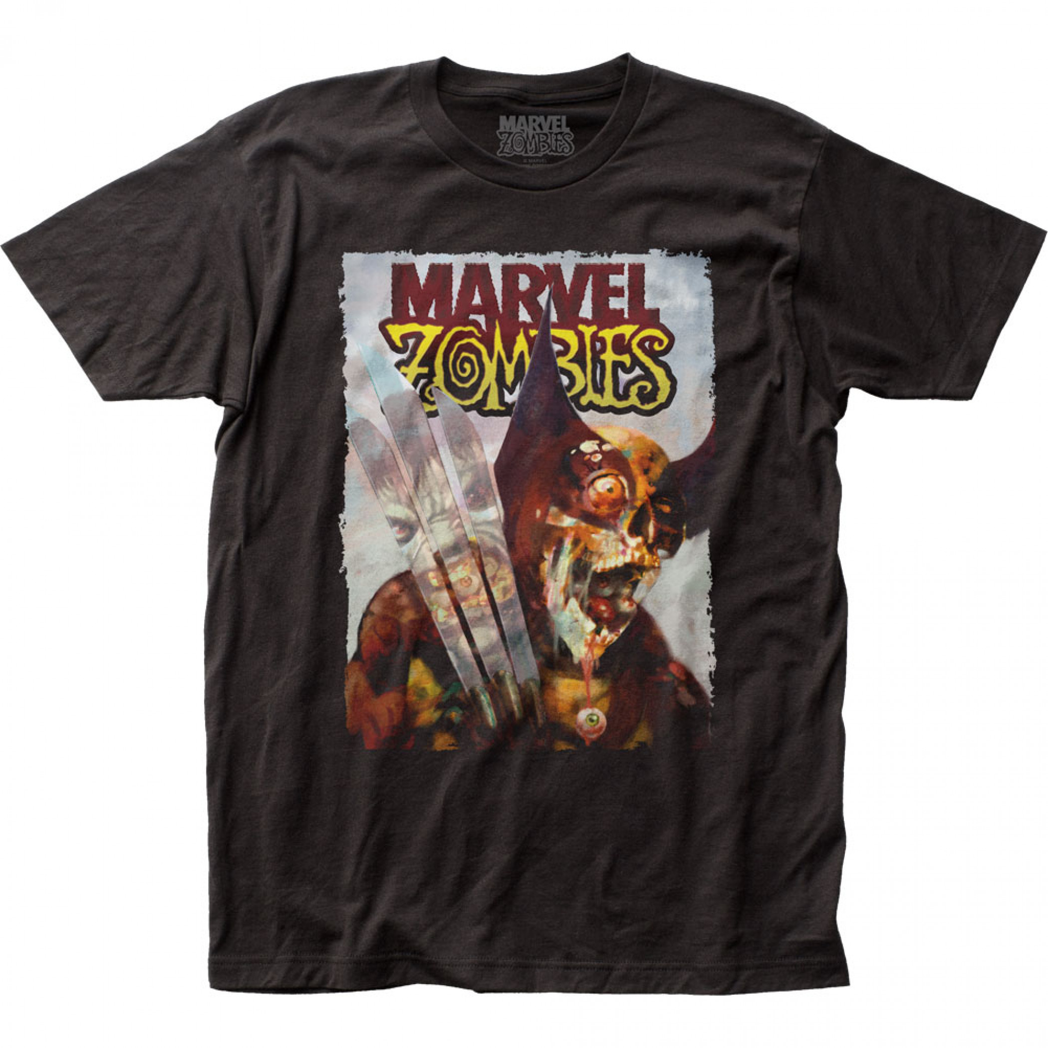 Marvel Zombies Comic Cover Wolverine vs. Hulk T-Shirt