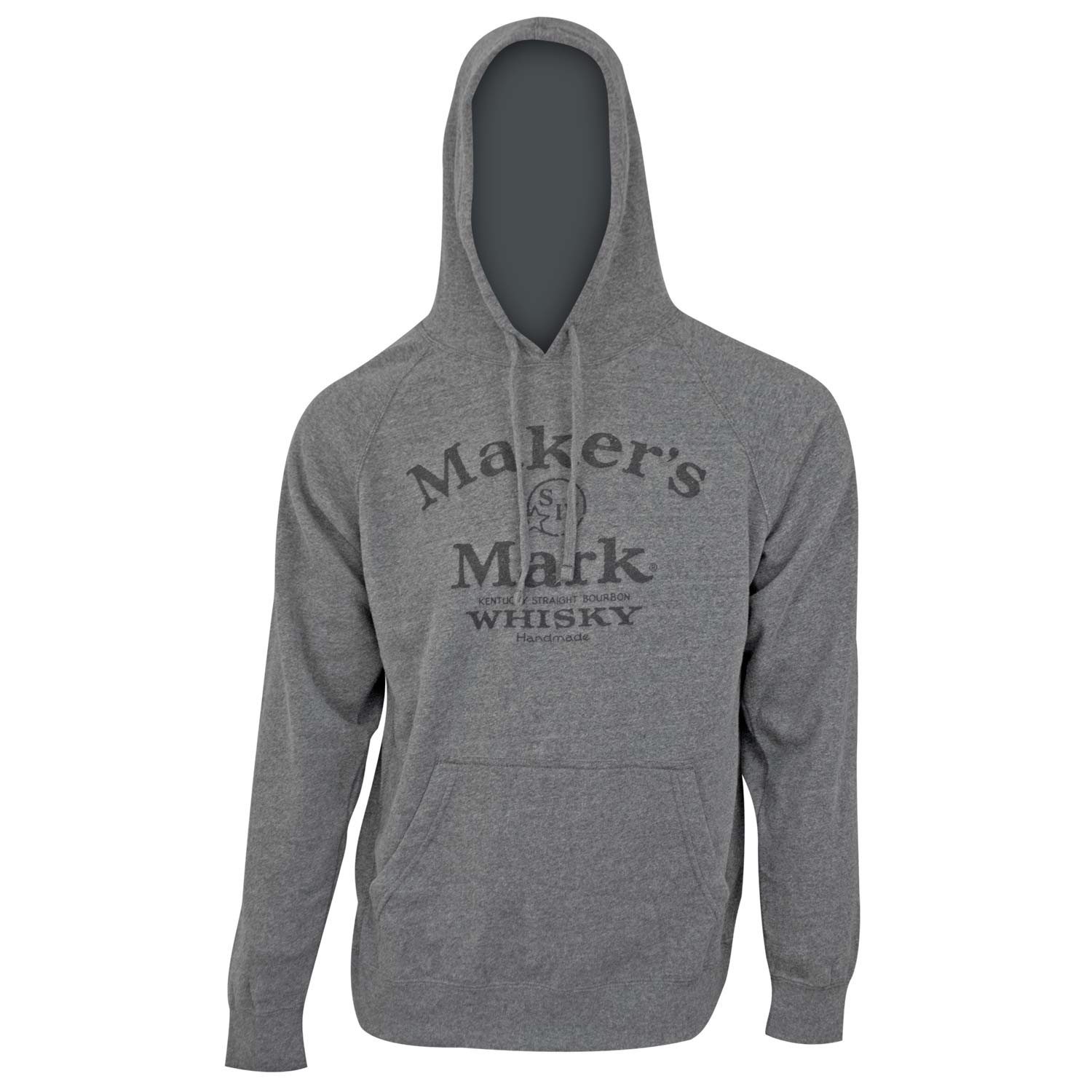 Maker's Mark Arch Logo Grey Mens Hoodie Sweatshirt