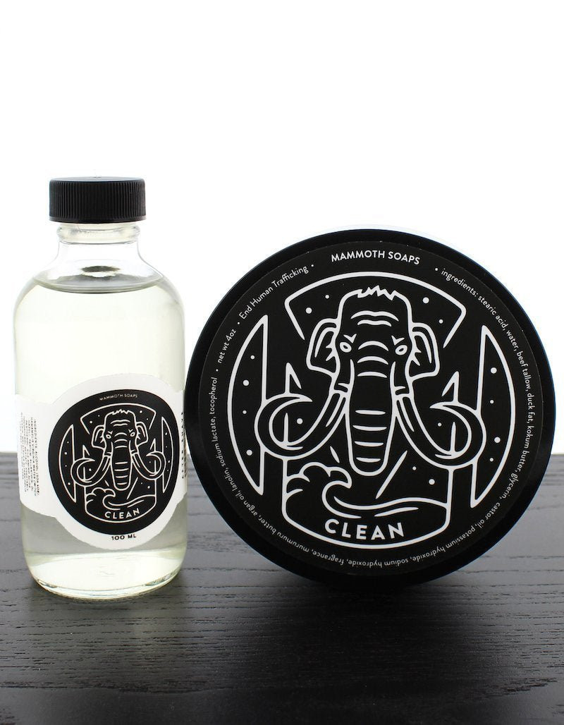 Product image 0 for Mammoth Soaps Clean Soap & After Shave Splash Set