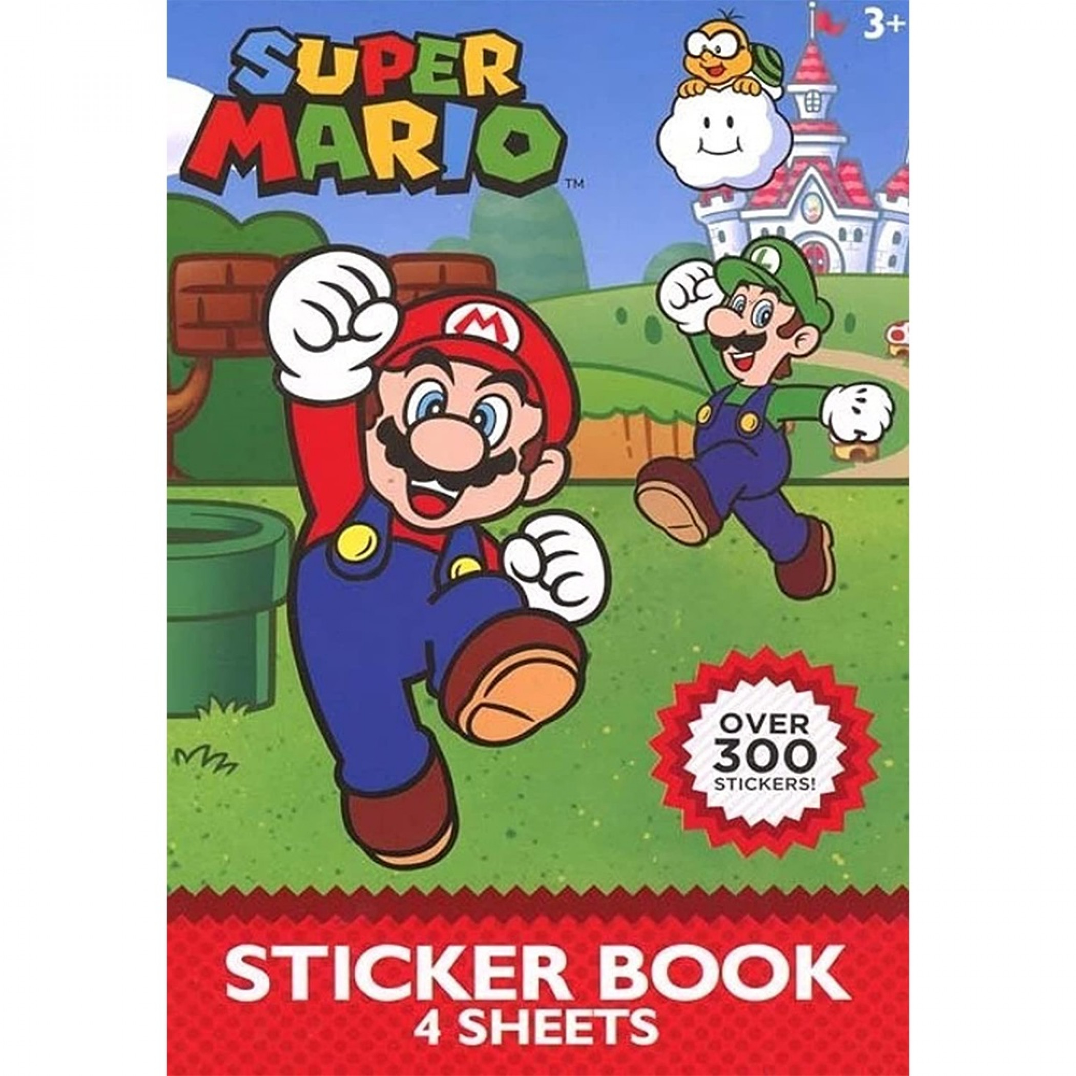  Paladone Super Mario Bros Tech Decals, 4 Sheets of