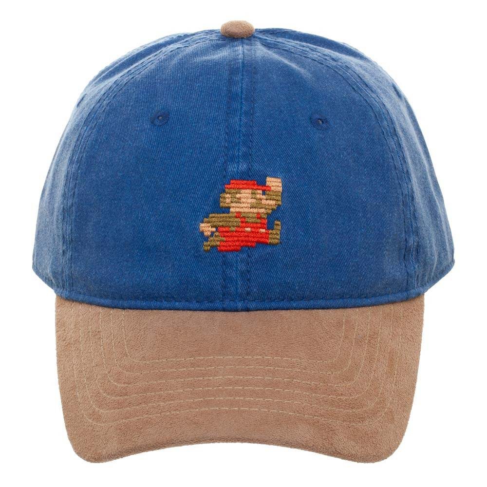 Mario Blue Suede Bill Hat