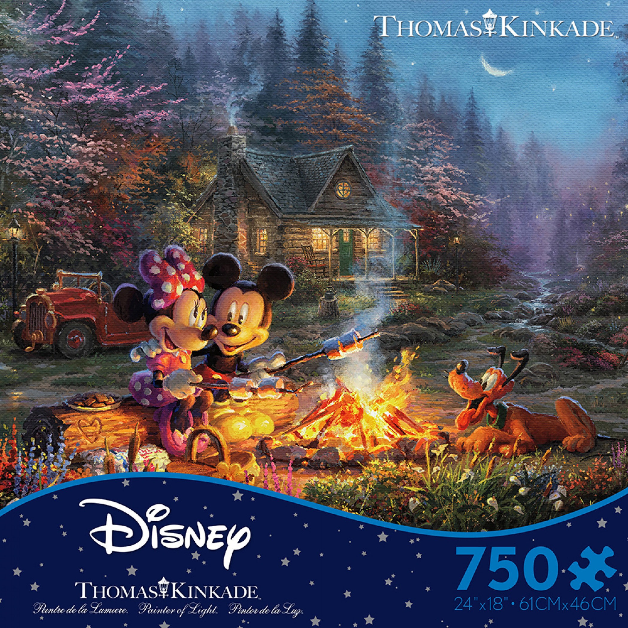 Disney Mickey & Minnie Sweetheart Campfire 750 Piece Puzzle