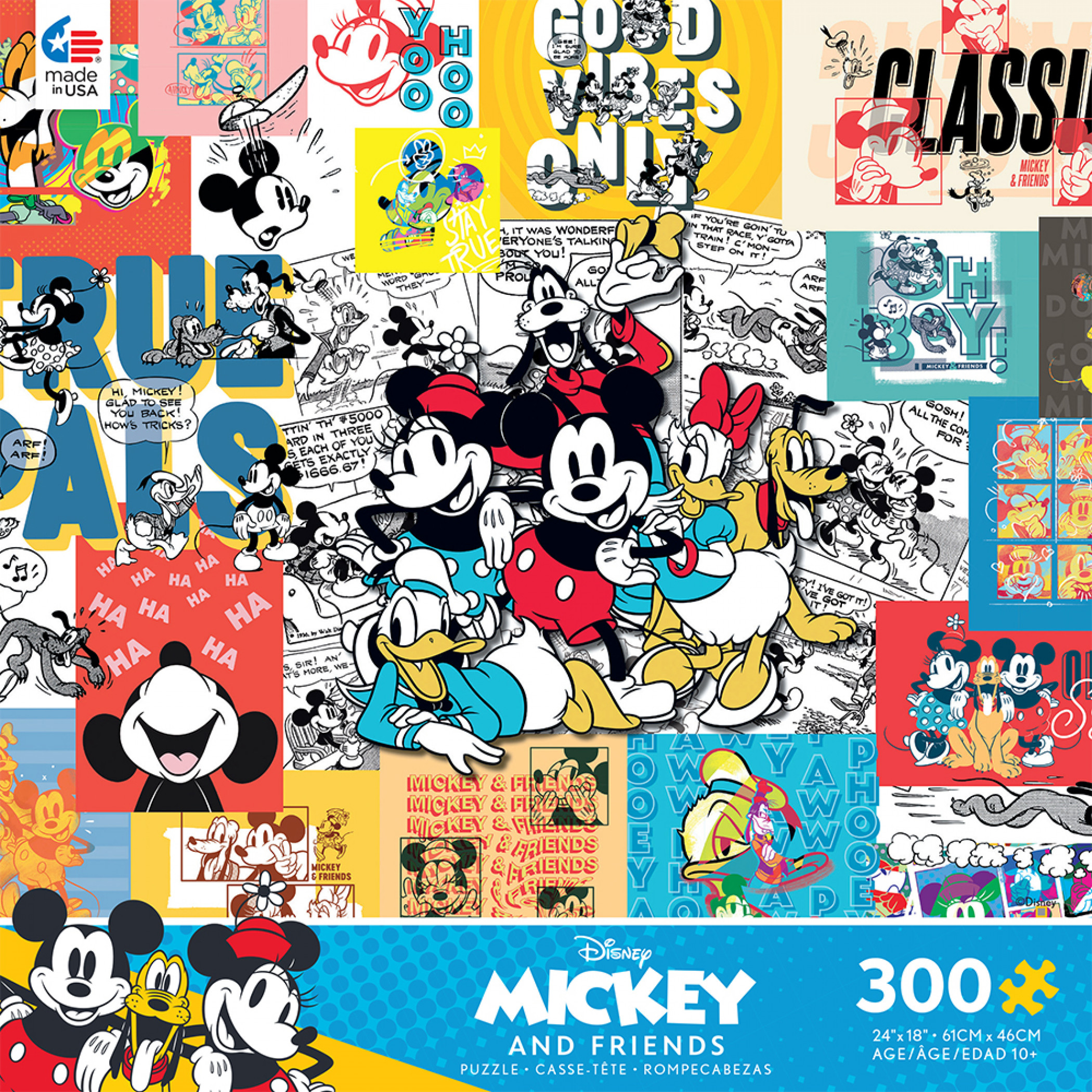 Disney Classic Mickey and Friends Character 300 Piece Puzzle