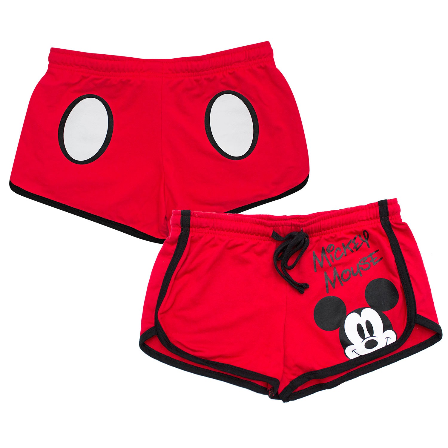 Mickey Mouse Women's Red Beach Shorts