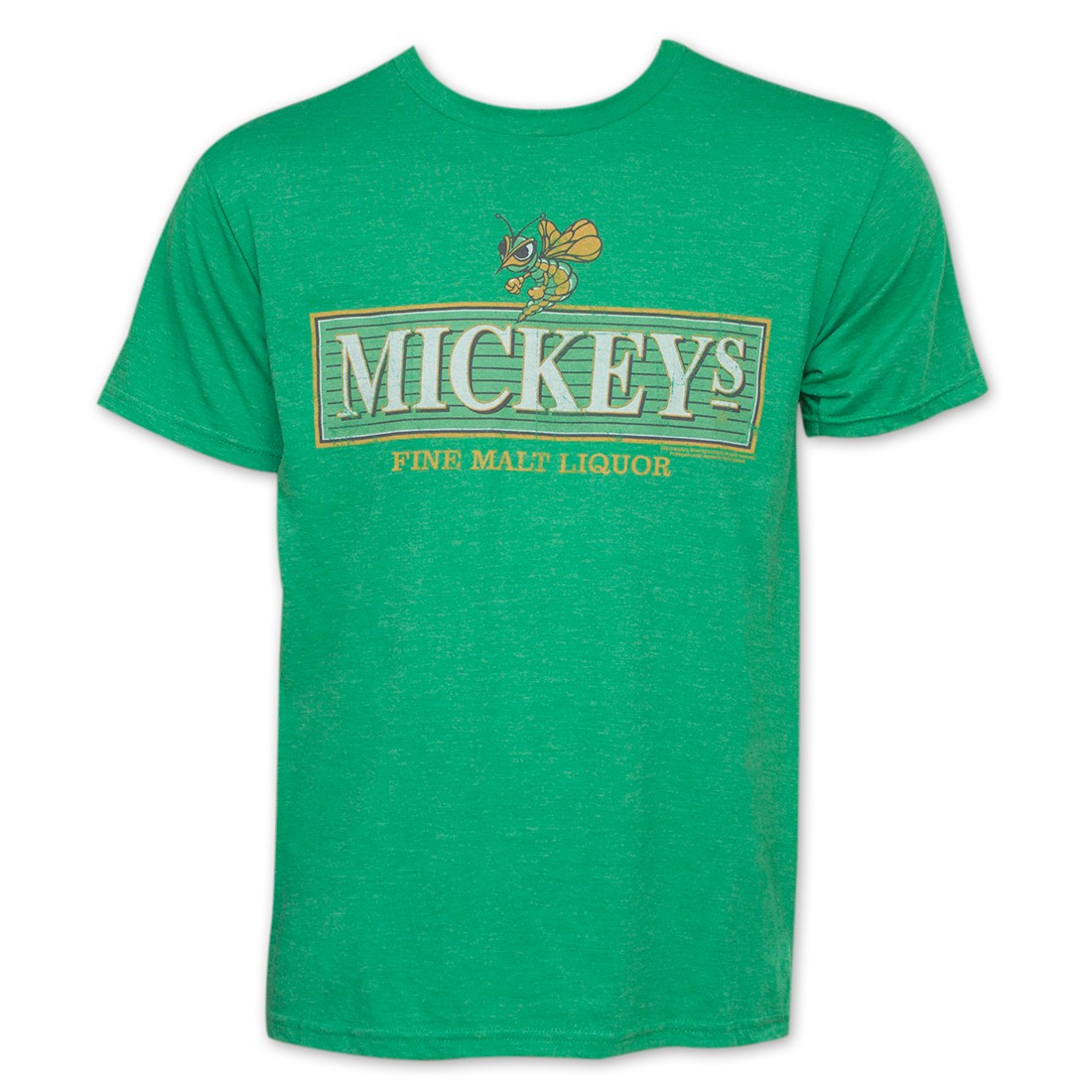 Mickey's Fine Malt Liquor Logo Men's Green T-Shirt