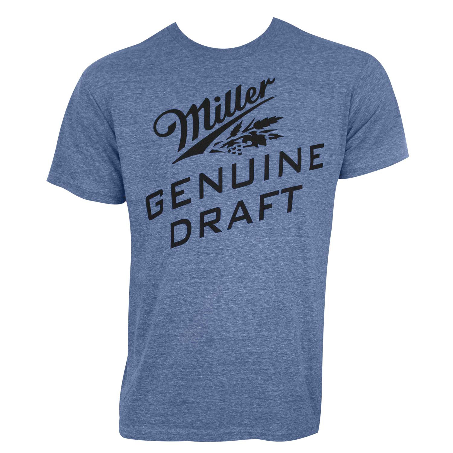 Miller Genuine Draft Heather Blue Tee Shirt