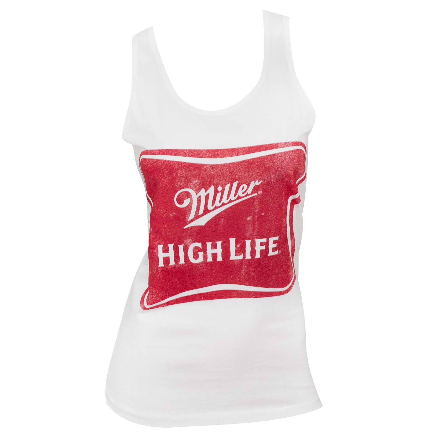 Women's Miller High Life White Tank Top