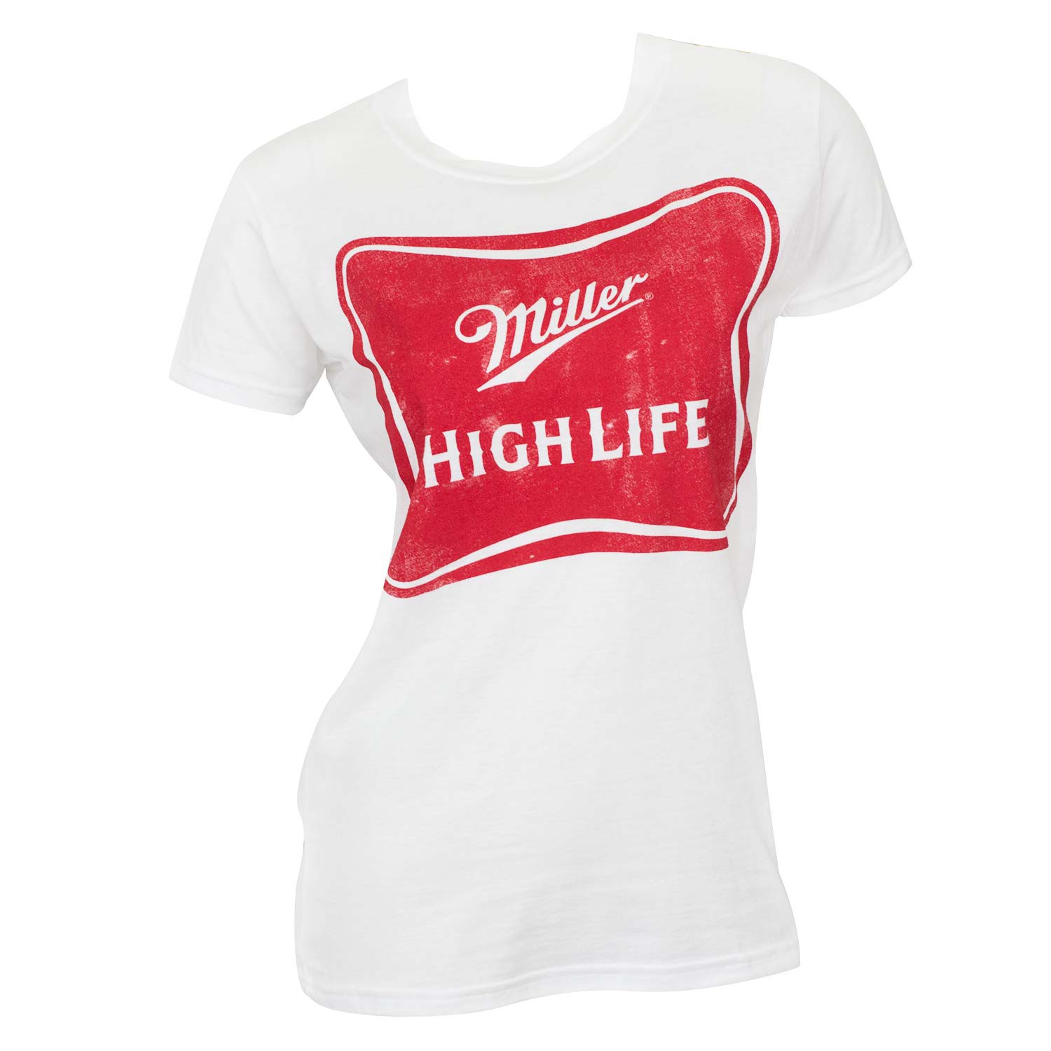 Miller Lite Women/'s Tee Shirt White
