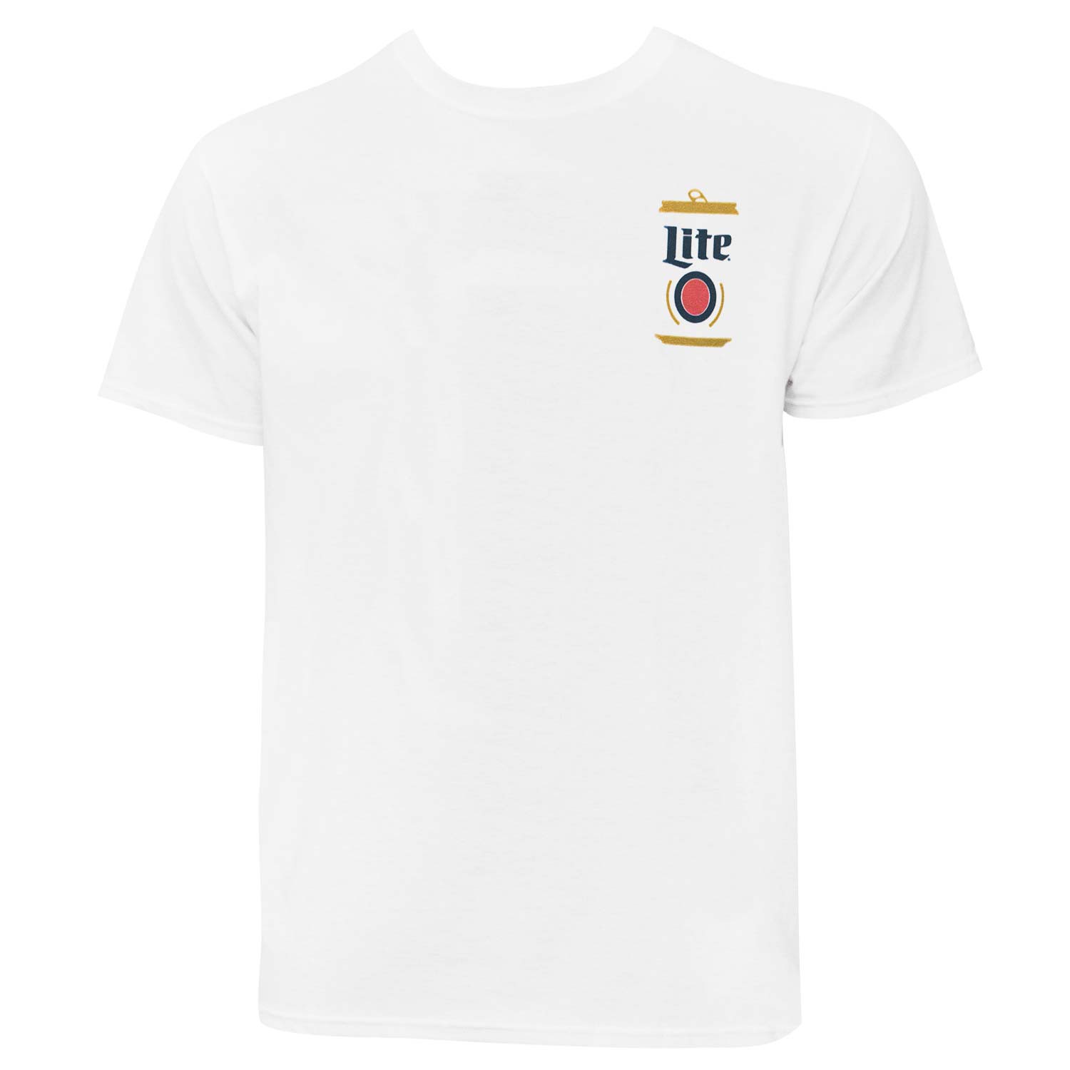 Miller Lite Can Chest Men's White T-Shirt