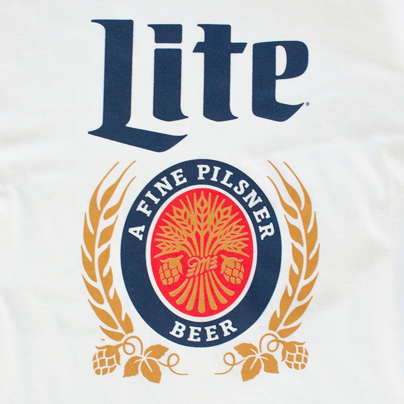 Miller Lite Logo White T-Shirt