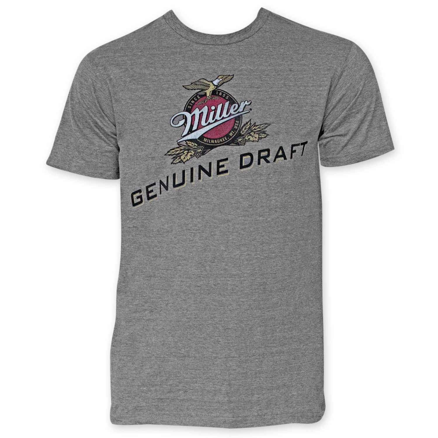 Miller Genuine Draft Heather Grey T-Shirt