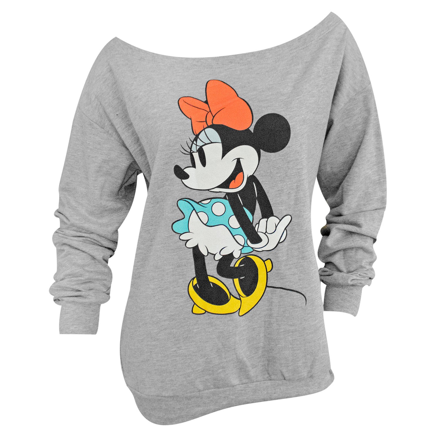 Minnie Mouse Flirty Women's Grey Sweatshirt