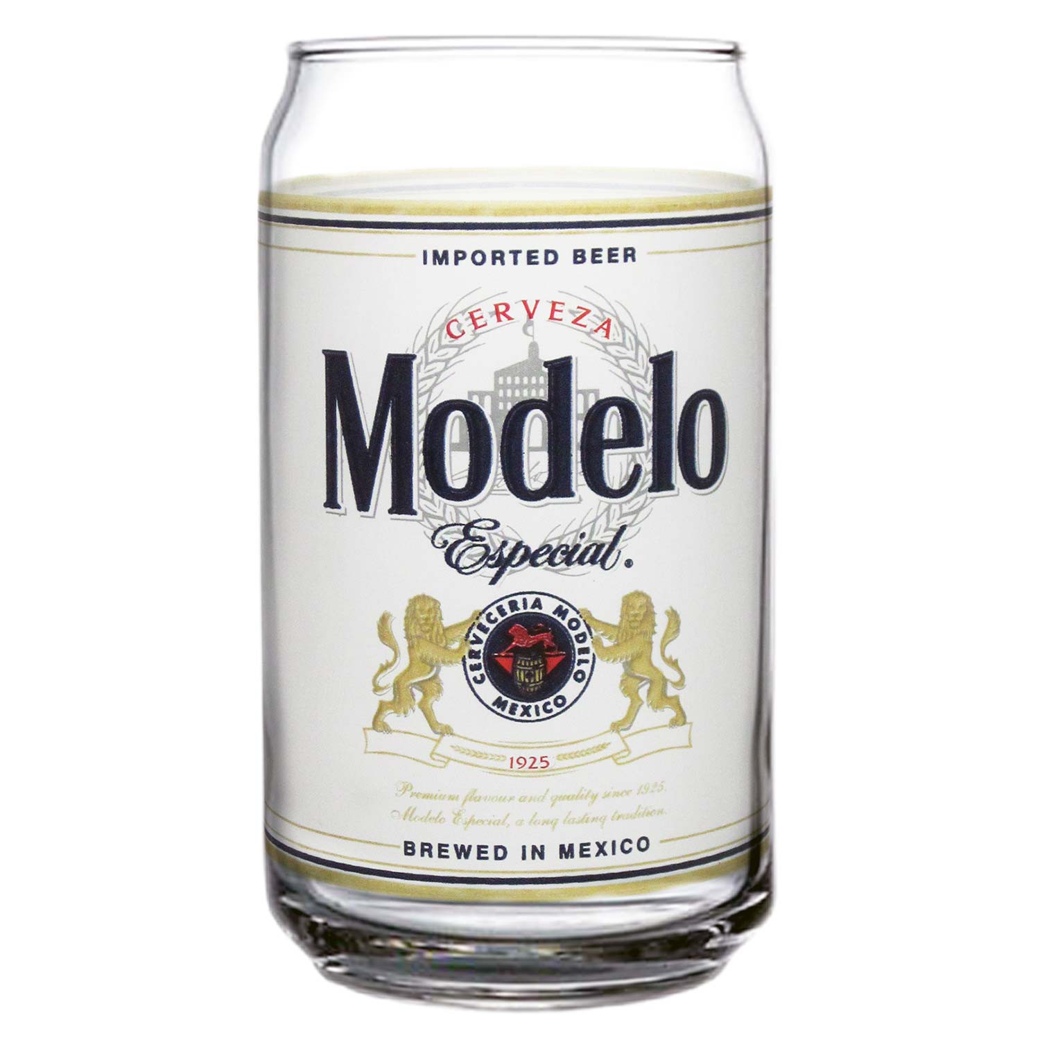 Modelo Especial Beer Can Pint Glass
