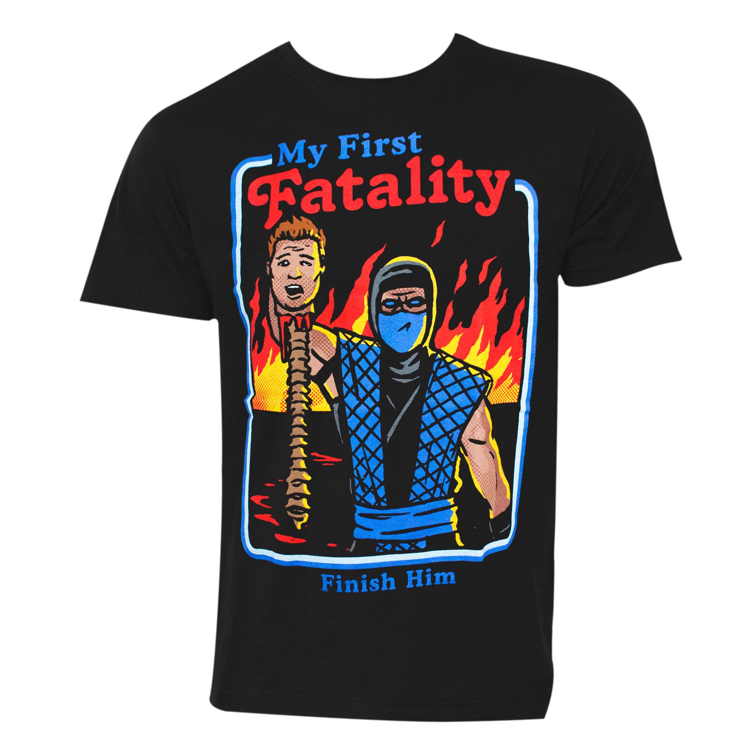 Mortal Kombat My First Fatality Men's Black T-Shirt