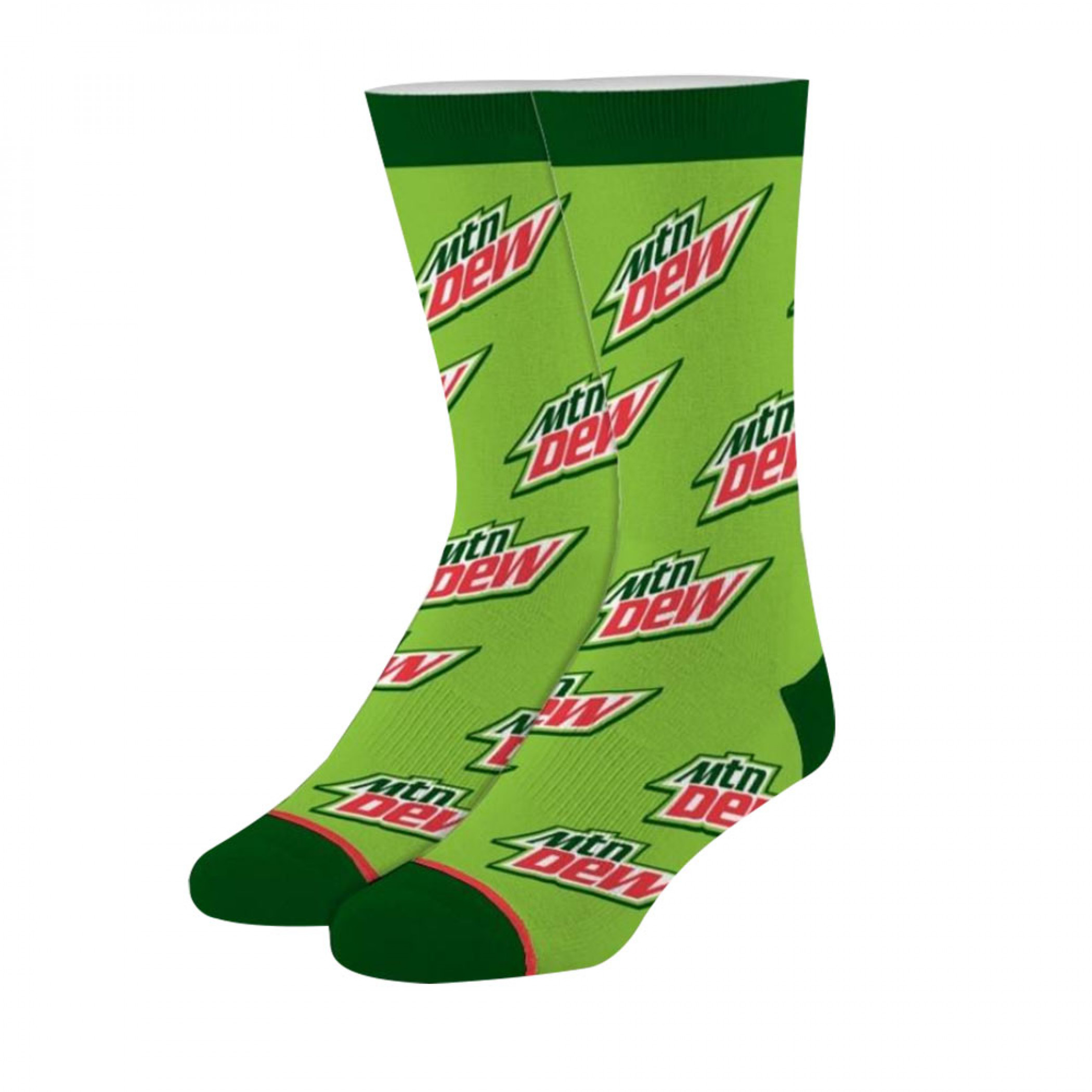 Mountain Dew Logo Green Socks