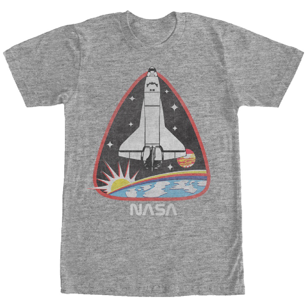 NASA Space Shuttle Men's Grey T-Shirt