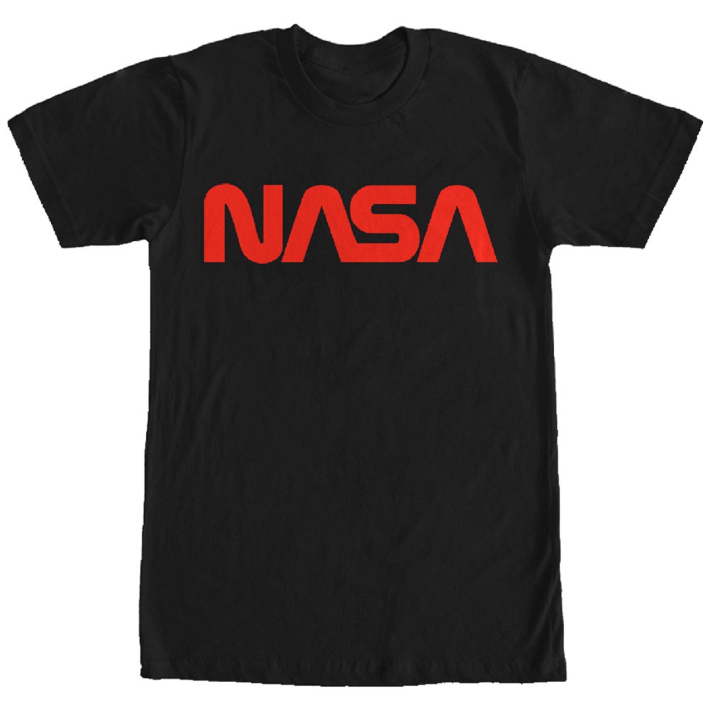 NASA Black and Red Men's T-Shirt