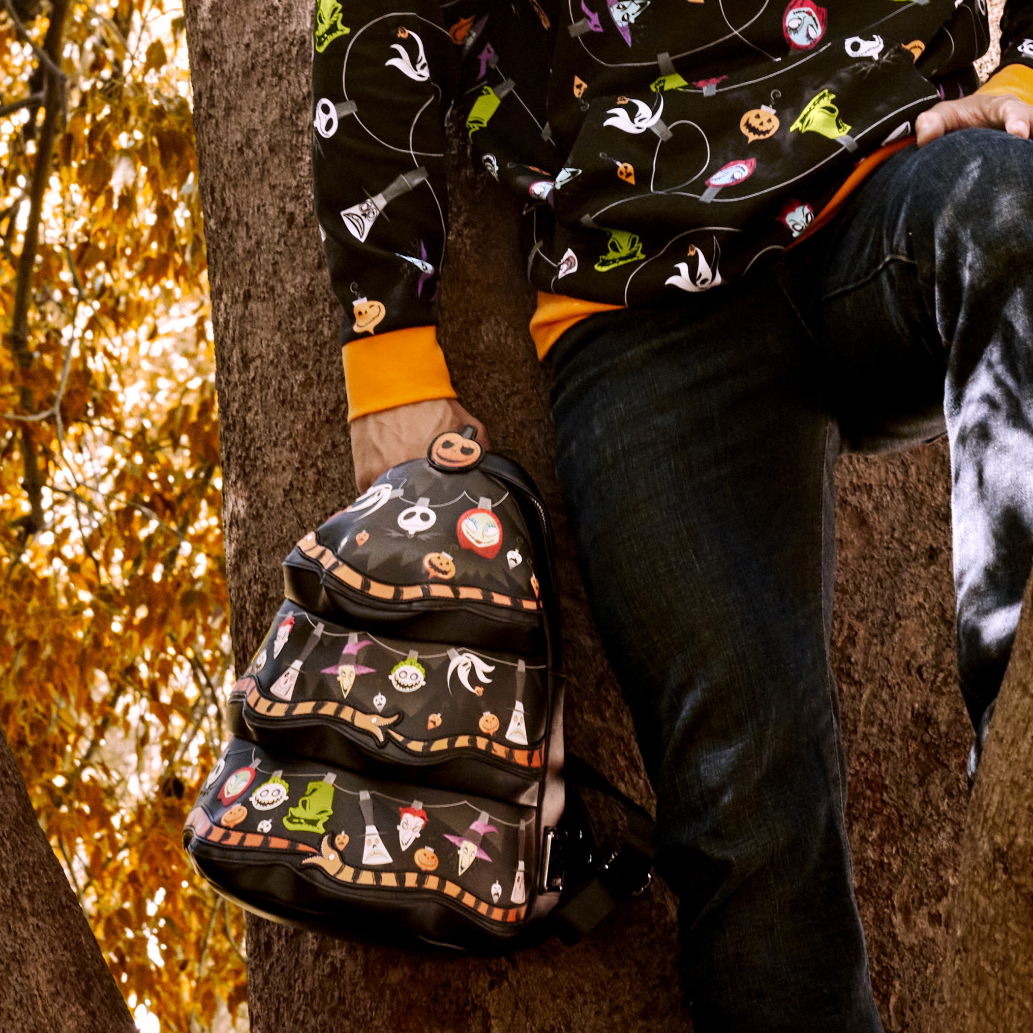 The Nightmare Before Christmas Figural Tree Mini Backpack by Loungefly