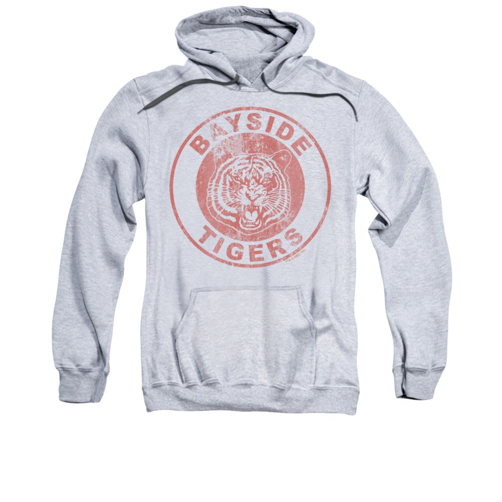 Saved By The Bell Bayside Tigers Gray Pullover Hoodie