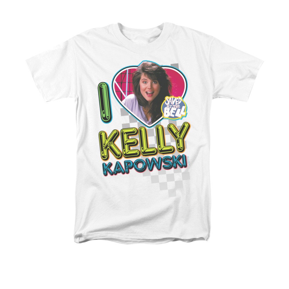 Saved By The Bell I Love Kelly White T-Shirt