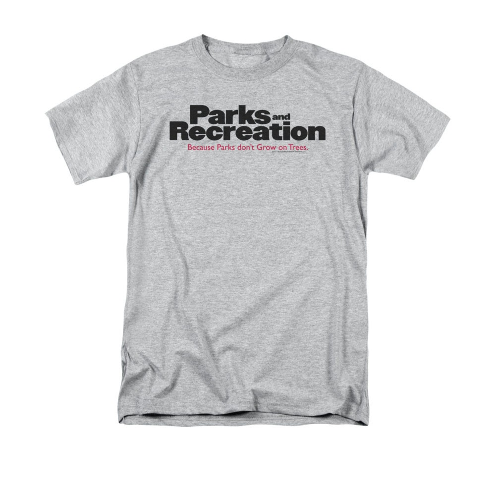 Parks & Recreation Gray Show Logo Tee Shirt
