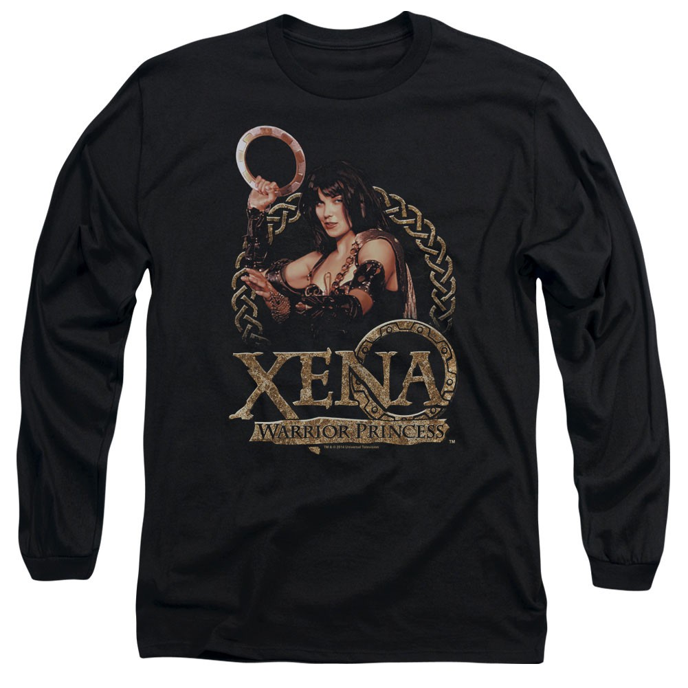 Xena Royalty Black Long Sleeve T-Shirt