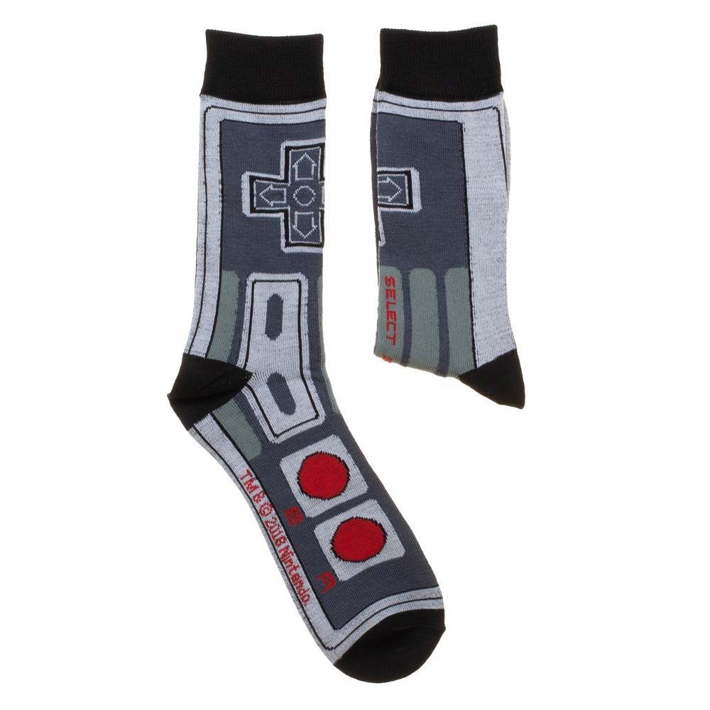 Nintendo NES Black Crew Socks Two-Pack