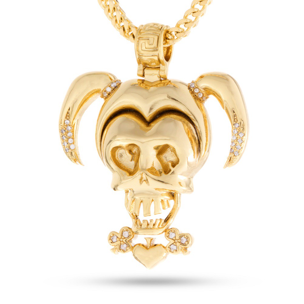 Suicide Squad Harley Quinn Gold Necklace
